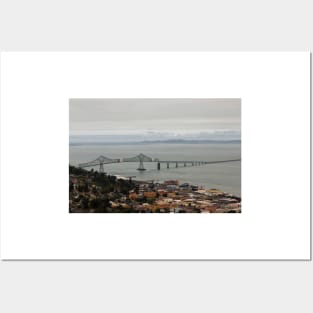 The Bridges Of Oregon's Coast - Astoria Megler Bridge © Posters and Art